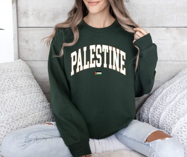 Palestine Sweatshirt, Free Palestine Sweater, Palestine Flag Crewneck, Stand With Palestine Shirt