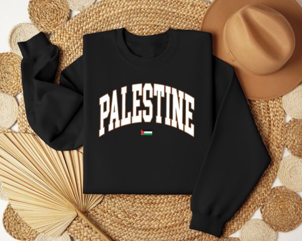 Palestine Sweatshirt, Free Palestine Sweater, Palestine Flag Crewneck, Stand With Palestine Shirt