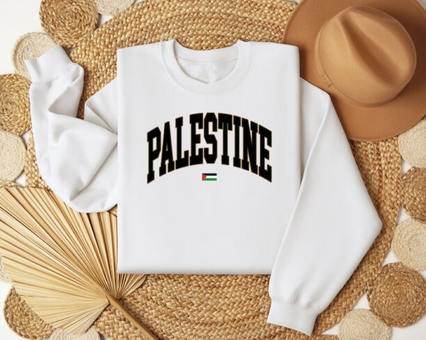 Palestine Sweatshirt, Free Palestine Sweater, Palestine Flag Crewneck, Stand With Palestine Shirt