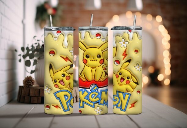 Catch The Powerful Yellow Animation Character Tumbler - Chu Know There Is Not a Cuter Tumbler to Gift to the Rosie Cheek
