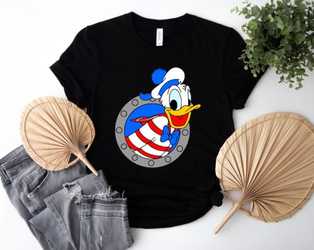 Disney Donald Cruise Captain Shirt, Disney Shirts, Disney Family Shirts, Disneyland Shirt, Disney Trip