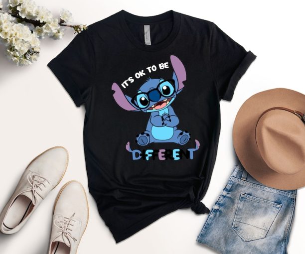 It's Ok To Be Different Autism Awareness Shirt, Disney Autism Shirt, Motivational Shirt, Autism Who Loves Stitch