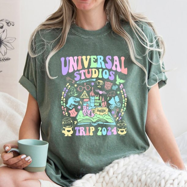 Comfort Colors® Vintage Disney Universal Studios Shirt, Universal Studios Shirt, Disney Trip 2024 Shirt