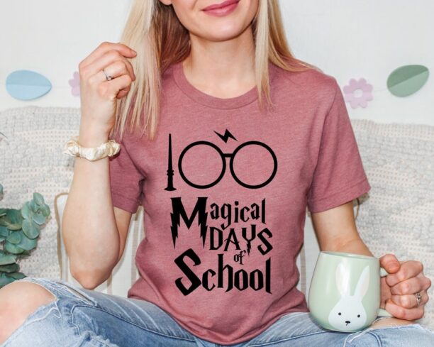 Magic 100 Days of School Shirt, 100 Days Of School Shirt, 100 Days Magical Of School Shirt, Teacher 100 Days Magical