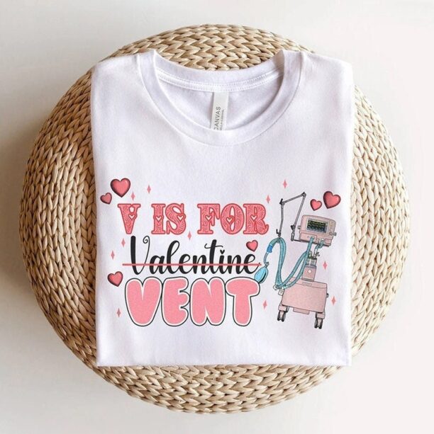 Respiratory Therapist Valentine's Day Shirt - Icu Nurse Critical Care PICU Rn Valentine Tshirt
