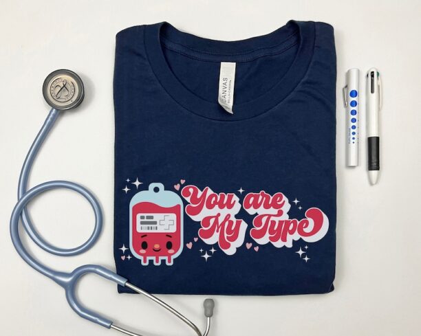 Nurse Valentine's Day Shirt, Valentine's Day Nurse Shirt, You're My Type Medical Pun Shirt