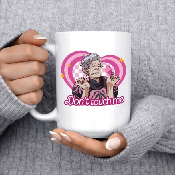 Astarion Don't Touch Me Mug, Valentine Gift Girl Dinner Mug, Gift for Valentine, Funny Astarion High Elf Coffe Mug