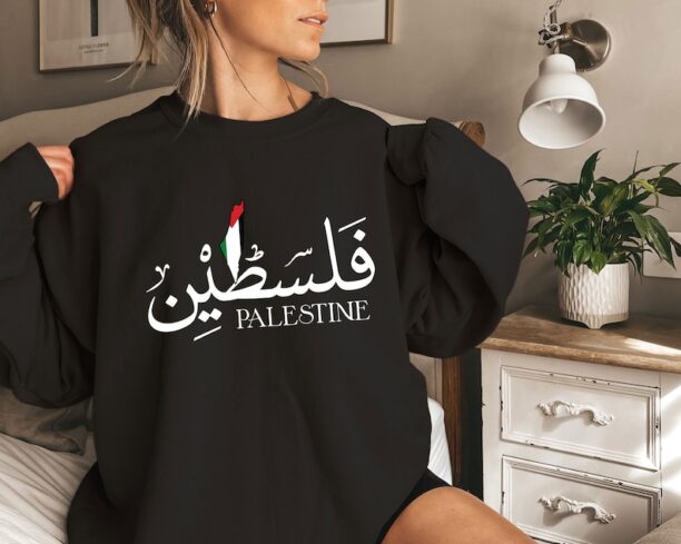 Palestine Map Sweatshirt, Palestine Hoodie, Activist Sweatshirt, Gaza Hoodie, Human Rights Sweater, Protest Sweatshirt