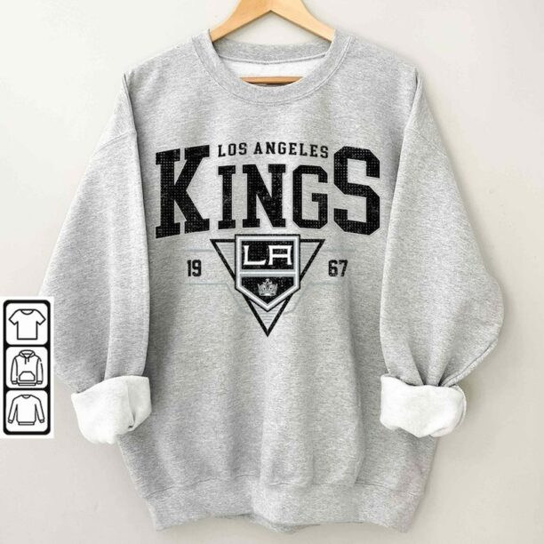 Vintage 90s Los Angeles Kings Shirt, Crewneck Los Angeles Kings Sweatshirt, Jersey Hockey Gift For Christmas