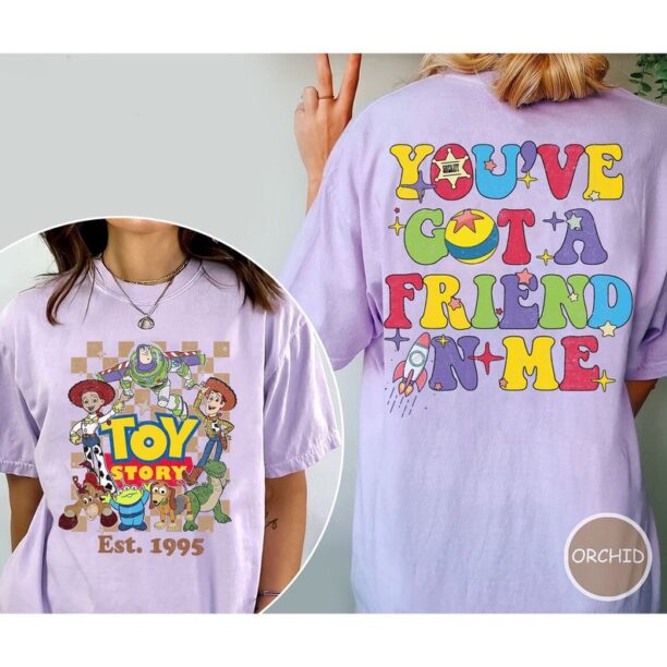 Vintage Toy Story Comfort Colors Shirt, Toy Story Checkered Shirt, Disney Toy Story Shirt