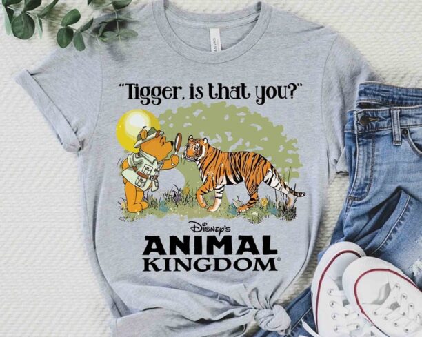 Tigger Is That You Disney Animal Kingdom T-shirt, Disney Winnie the Pooh Safari Mode Matching Tee