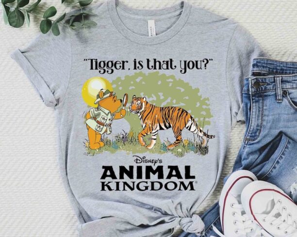 Tigger Is That You Disney Animal Kingdom T-shirt, Disney Winnie the Pooh Safari Mode Matching Tee