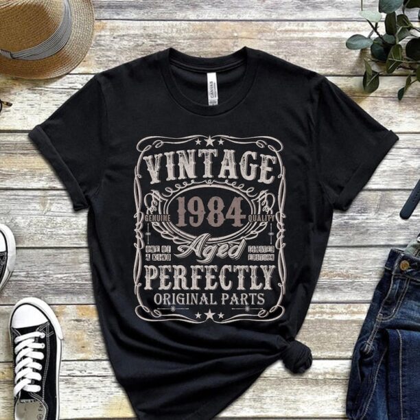 40th Birthday Shirt, Vintage 1984 Shirt, 40th Birthday Gift For Women, 40th Birthday Gift For Men, 40th Birthday Friend