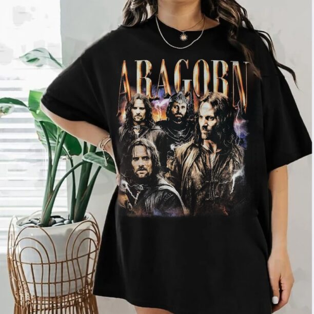 VintAragorn The Lord Of Rings Shirt, Bootleg Movie Vintage Y2K Sweatshirt, Aragorn Merch Shirt