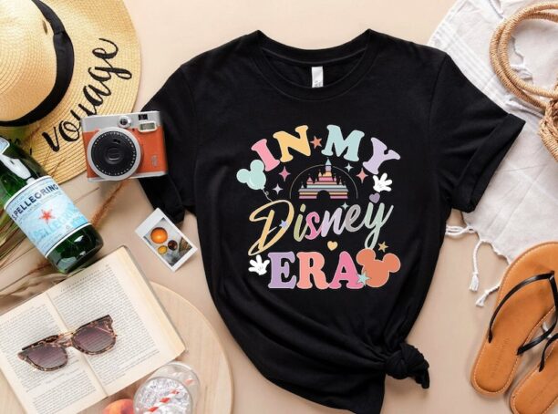 In My Disney Era Bella Canvas® Shirt, Disney Trip shırt, Colorful Vacay Shirt, Disney Aesthetic Shirt, Disneyworld Shirt