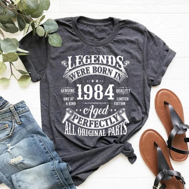 40th Birthday Tshirt, Vintage Birthday 2024, 40th Birthday Gifts for women, Vintage 1984 Birthday gift shirt