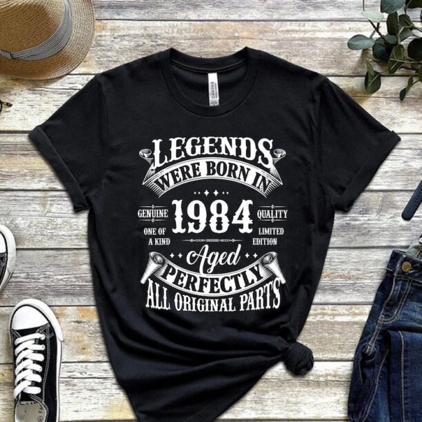 40th Birthday Tshirt, Vintage Birthday 2024, 40th Birthday Gifts for women, Vintage 1984 Birthday gift shirt