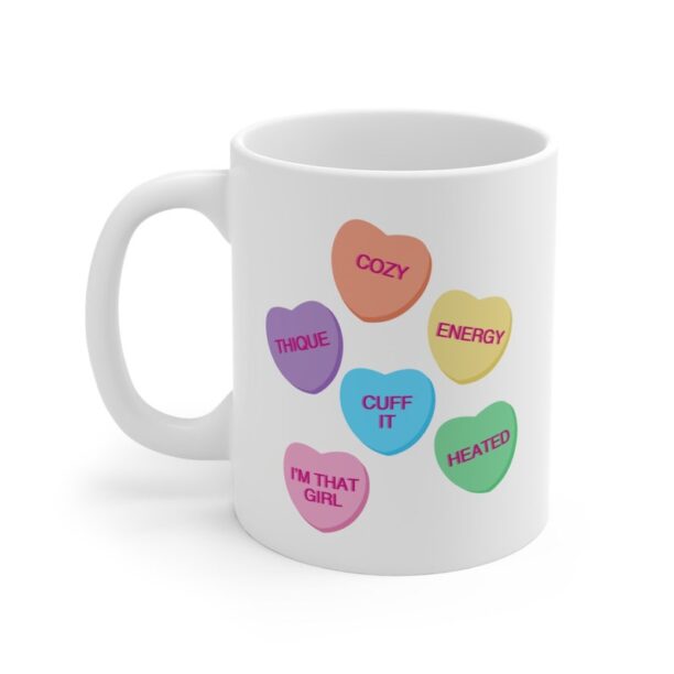 Beyonce Renaissance Candy Hearts Mug 11oz, Beyonce Valentines Day Mug, Renaissance Mug, Beyonce Fan Valentine's Gift