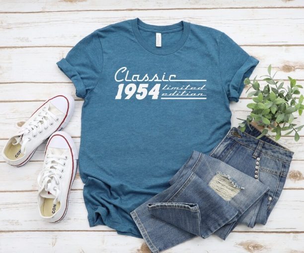 70th Birthday Auto Owner Gift, Classic 1954 Car Lover Shirt, Born in 1954 Gift for Men, 70th Retro Vintage Gift