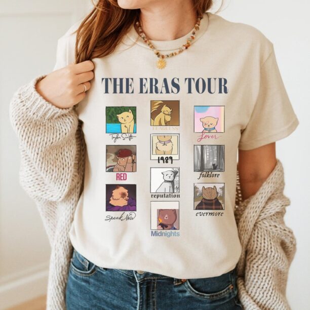Karma Is A Cat Sweatshirt, The Era Tour Sweatshirt, Music Fan Album Shirt