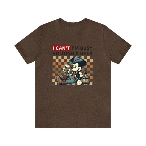 I can't I'm Busy Holding A Beer | Disney shirts | Father's day | Vintage tee | Beer lover shirt