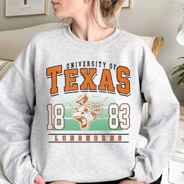 Vintage NCAA Texas Longhorns Logo Shirt, Texas Longhorns Shirt, University of Texas, NCAA Shirt, Unisex Shirt Sweatshirt