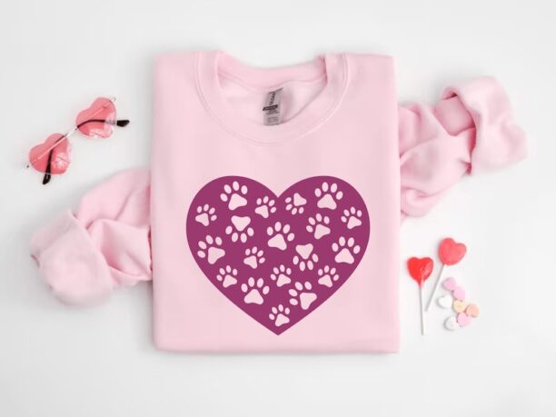 My Dog Is My Love Sweatshirt, Valentine Dog Sweater, Dog Sweatshirt, Pet Lover Gift, Valentines Day Shirt