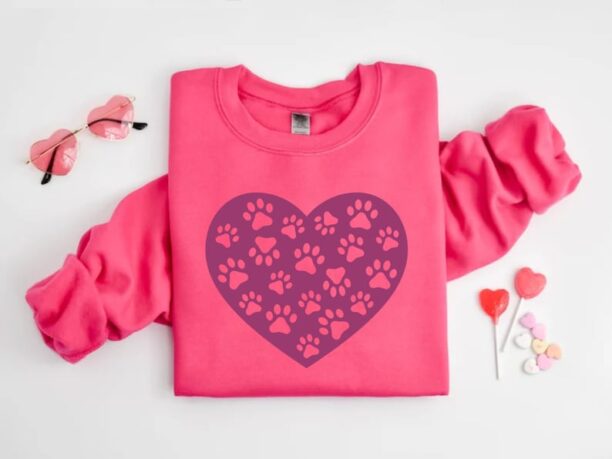 My Dog Is My Love Sweatshirt, Valentine Dog Sweater, Dog Sweatshirt, Pet Lover Gift, Valentines Day Shirt