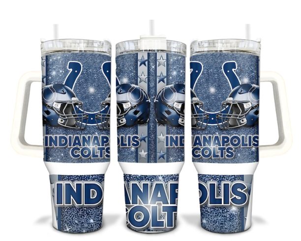 Indianapolis Football Team Sublimated 40oz Quencher Tumbler