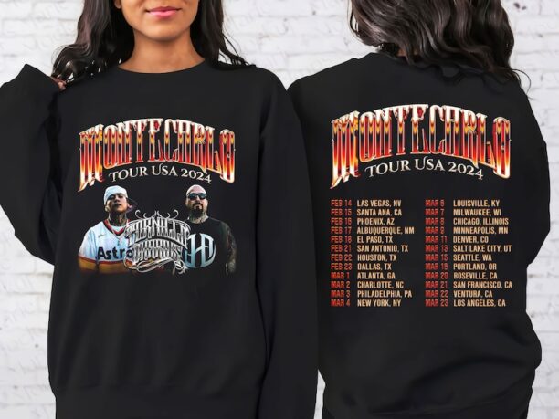 Tornillo Montecarlo Tour Usa 2024 Shirt, Tornillo Montecarlo Concert Shirt, USA 2024 Tour Shirt, Sweatshirt