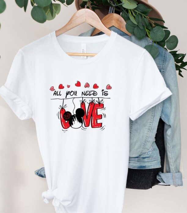 Disney Valentines Shirt, Disney Love Shirt, Mickey Minnie Valentine Shirt, Disney anniversary shirt.