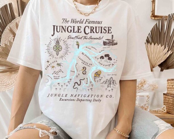 Disney Jungle Cruise World Famous Excursions Departing Daily T-shirt