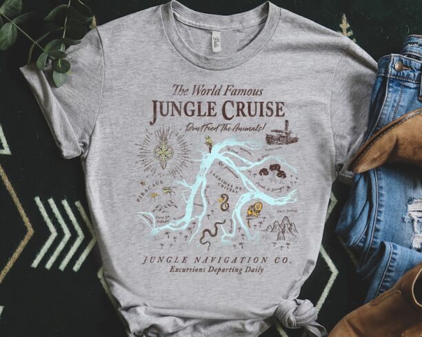 Disney Jungle Cruise World Famous Excursions Departing Daily T-shirt