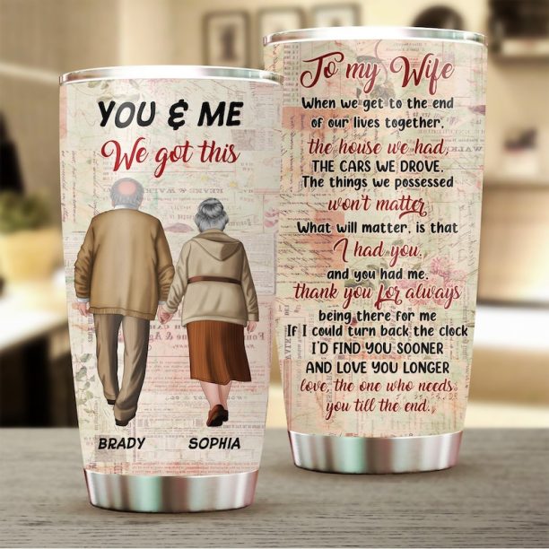 To My Wife Tumbler, Personalized Gifts For Women, Tumbler Mug, 20Oz Tumbler, Gifts For Women, Wife Gifts, Gifts For Her