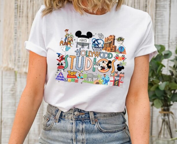 Vintage Disney Hollywood Studios Shirt, Hollywood Studios Trip Shirt, Epcot Shirt, Disney Trip 2024 Shirt