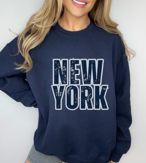 New York Vintage Sweatshirt Yankees Sweatshirt Yankees Baseball Shirt New York Crewneck Unisex Yankees Sweatshirt