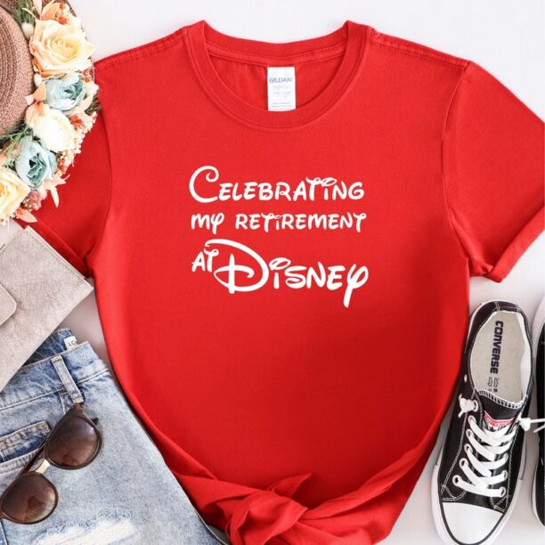 Celebrating My Retirement At Disney Shirt, Retired Shirt , Mommy Disney Shirts, Disney Shirts For Nana