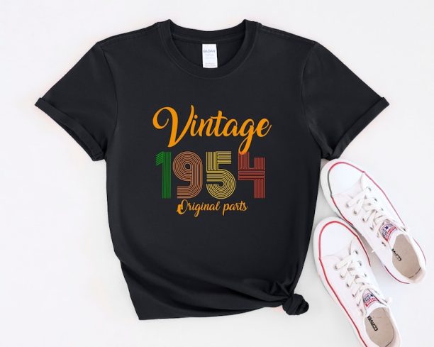 Birthday Shirt Vintage 1954 Shirt Vintage Seventy Shirt Seventieth Birthday Shirt Gift for Grandmother Gift for Grandpa