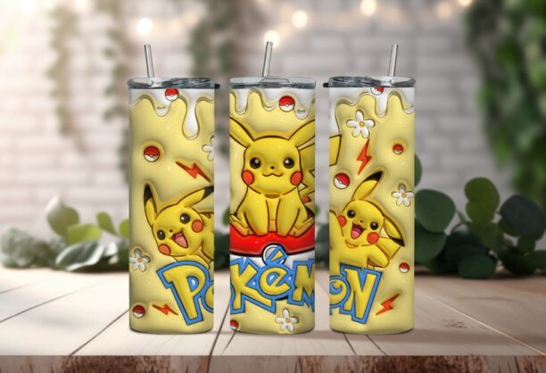Catch The Powerful Yellow Animation Character Tumbler - Chu Know There Is Not a Cuter Tumbler to Gift to the Rosie Cheek