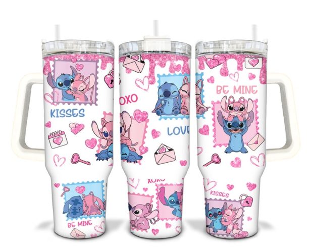 Valentines Day Alien Sublimated 40oz Quencher Tumbler