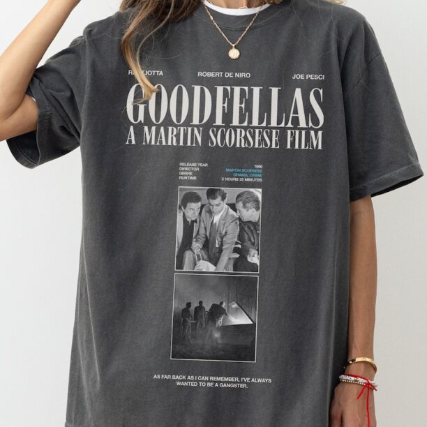 Goodfellas Movie Shirt, Retro Goodfellas Oversized Graphic Heavyweight T-Shirt