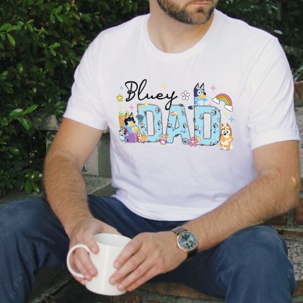 Custom Name Bluey Dad Shirt | Bandit Cool Dad Club Tshirt | Bluey Bandit Shirt | Dad Birthday Gift | Dad Bluey Shirt