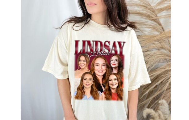 Lindsay Lohan T-Shirt, Lindsay Lohan Shirt, Lindsay Lohan Tees, Retro T-Shirt, Vintage Shirt, Hip hop Graphic