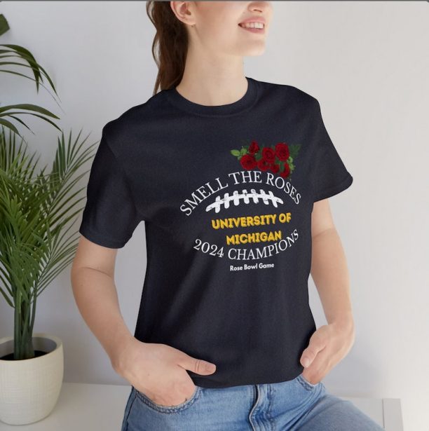 2024 Michigan Rose Bowl Champs Tee,NCAA Tee,USA- Made, Go Blue! Fan Spirit, Wolverines Tee masterpiece