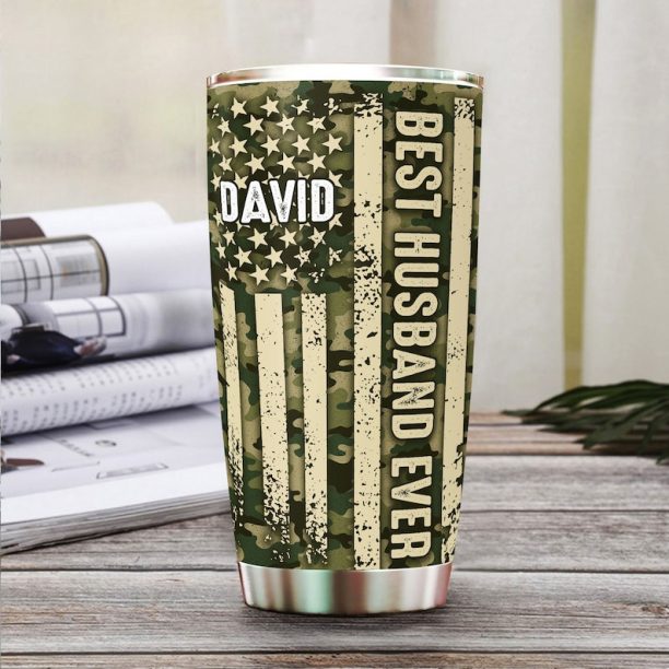 Personalized Gifts, Best Husband Ever Tumbler, Tumbler Mug, 20Oz Tumbler, Gifts For Men, Husband Gifts From Wife