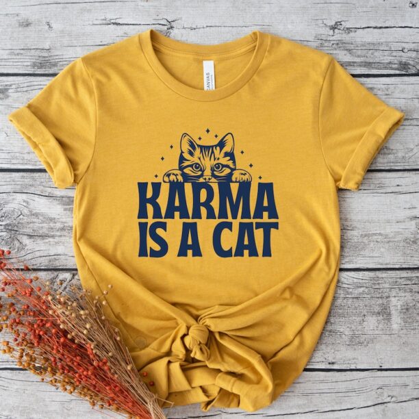 Karma Is A Cat Sweatshirt, Cat Sweatshirt, Gift For Her, Me And Karma Vibe, Evermore Sweatshirt, Karma Tee