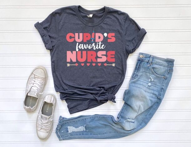 Cupid's Favorite Nurse Shirt, Valentine Nurse Shirt, Nurse Valentine Shirt, Nurse Shirt, Valentine's Day Nurse Shirt
