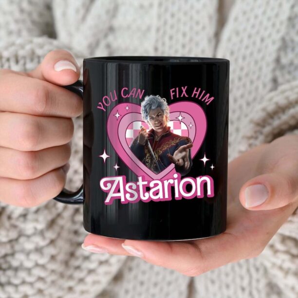 You Can Fix Him Mug, Astarion Baldurs Gate 3 Merch Mug, Astarion High Elf Coffee Mug, Astarion Rogue Mug, Video Game