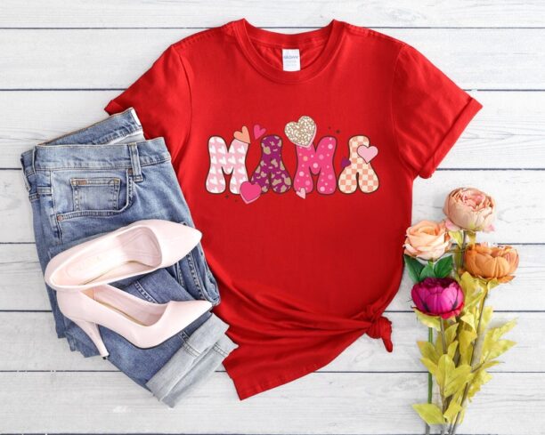 Mama Shirt, Mothers Day Gift, Personalized Gift for Women, Valentines Day Shirt, Mothers Love Sweatshirt, Gift for Mom