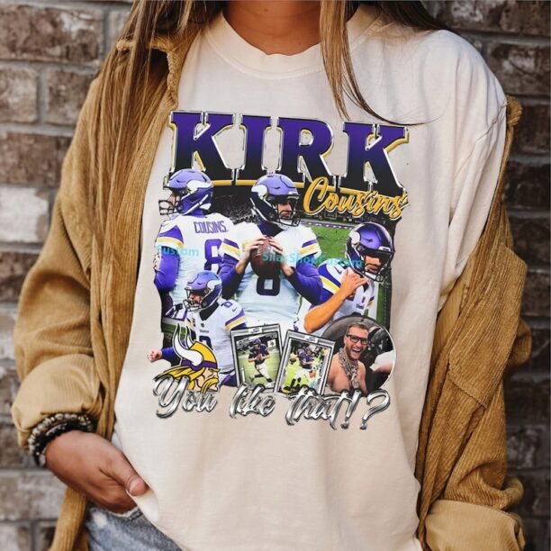 Vintage Kirk Cousins T-Shirt, Kirk Cousins Tee, Retro Kirk Cousins unsex T-Shirt, Football T-Shirt, Sport T-Shirt